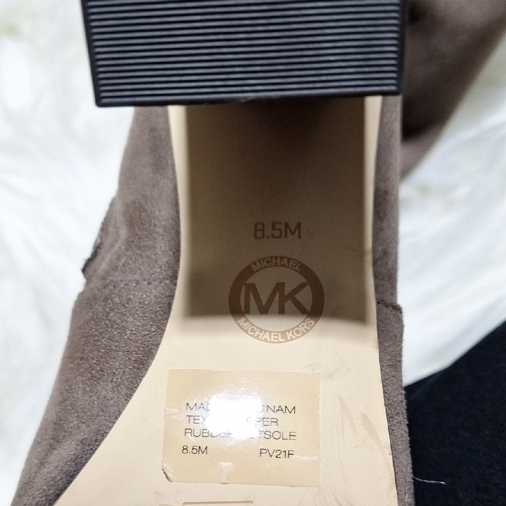 NWT Elegant Brown Michael KORS Brown Over-the-Knee Boots - Picture 4 of 9